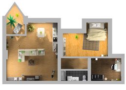 A plan view of a proposed residential construction project
