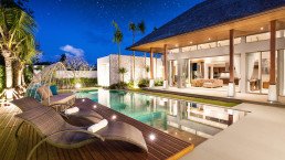 Villa style residential property development with pool